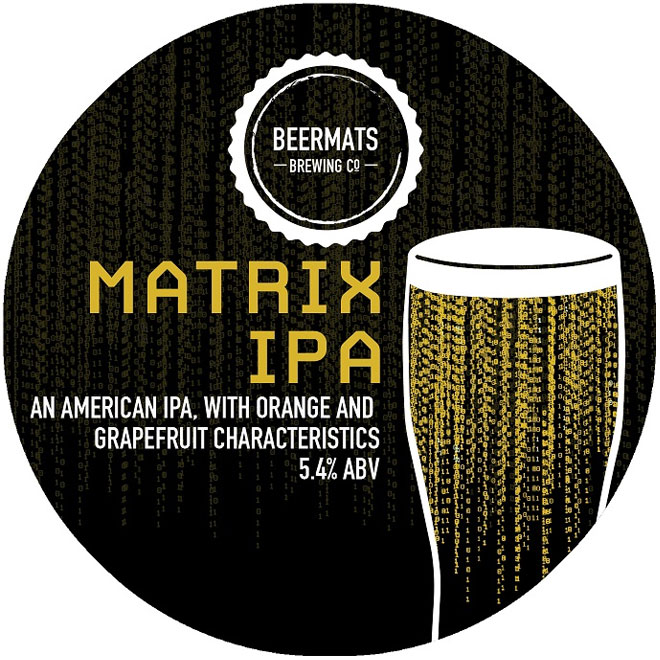 Matrix IPA beer artwork