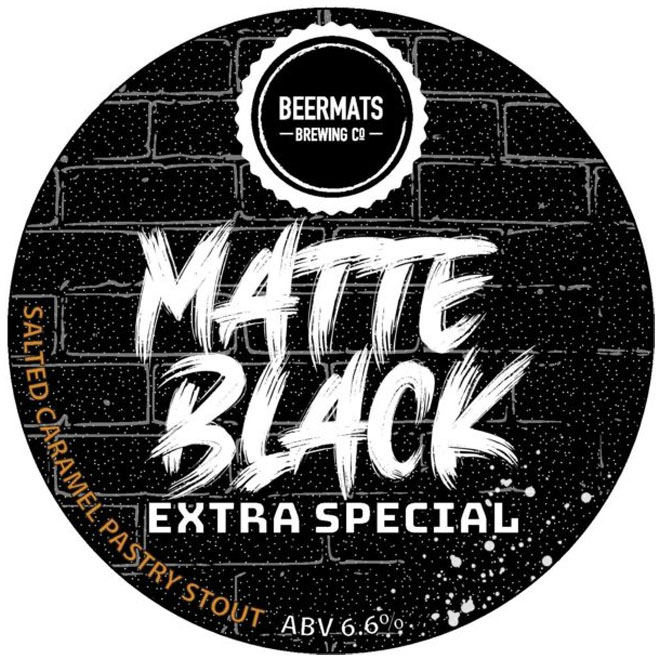 Matte Black Extra Special beer artwork