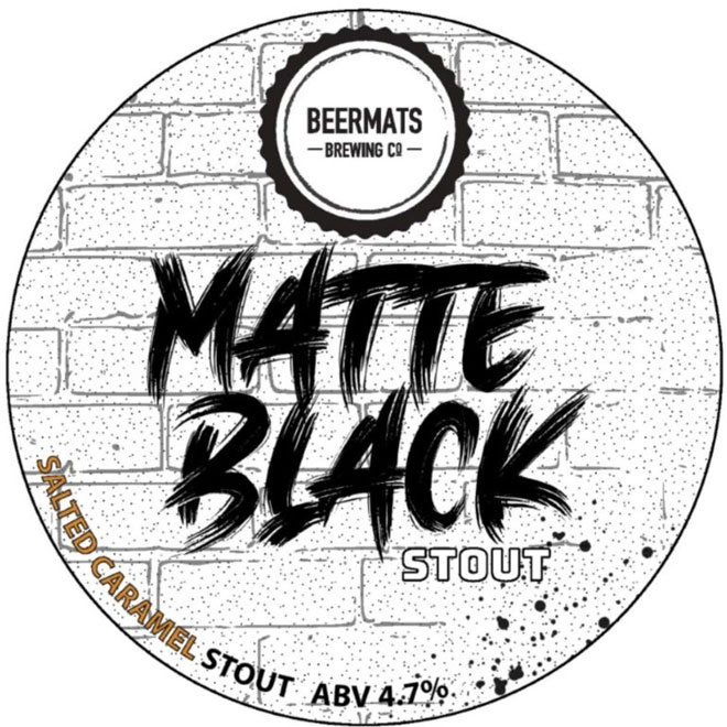 Matte Black beer artwork