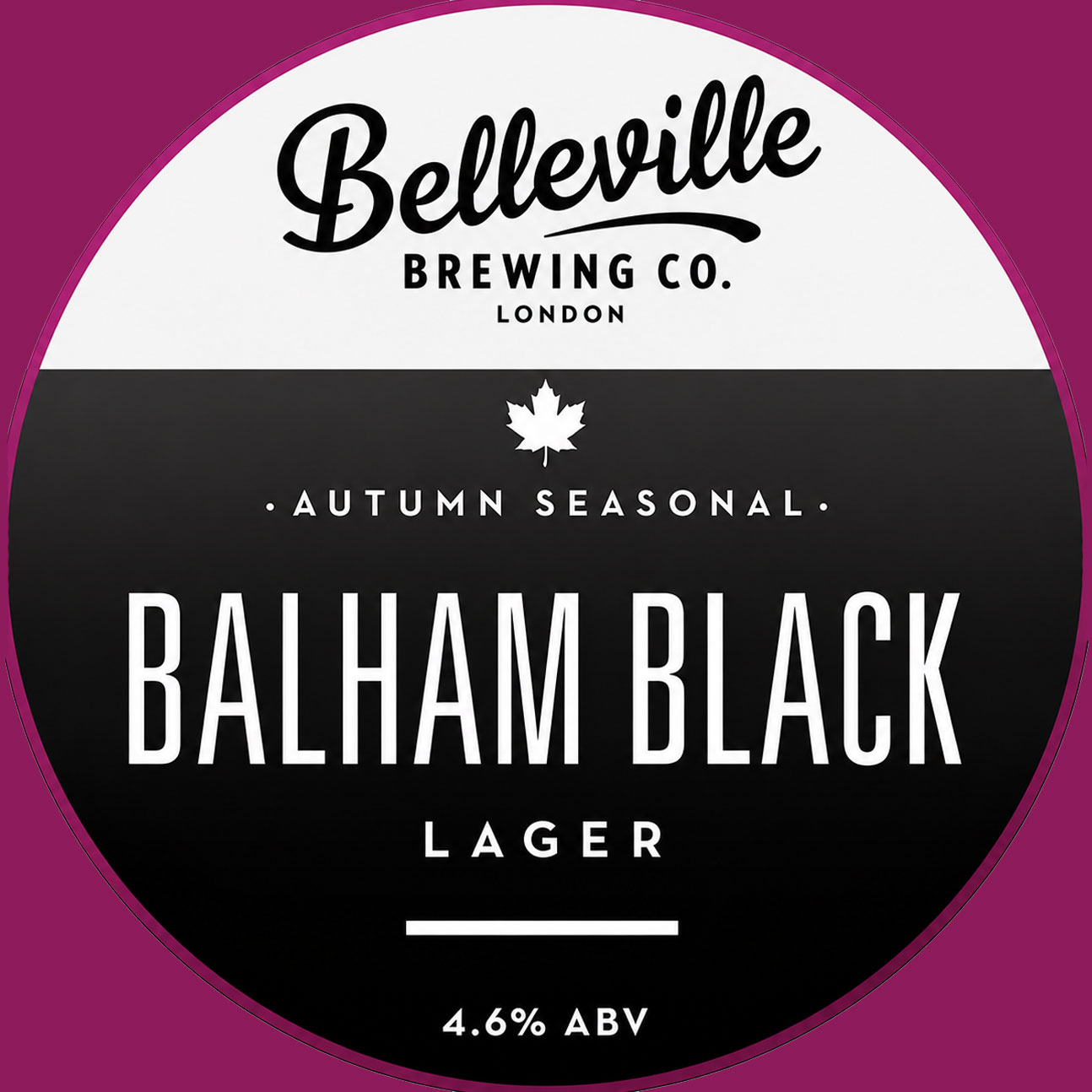 Balham Black beer artwork