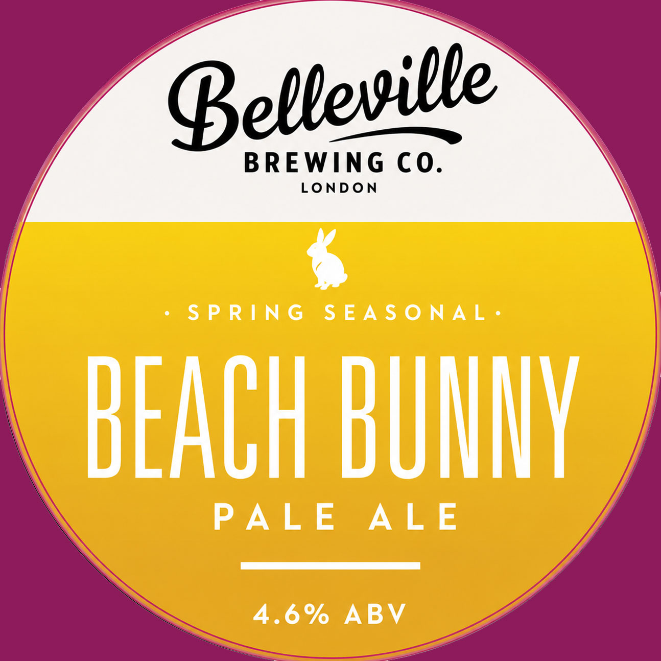 Beach Bunny beer artwork