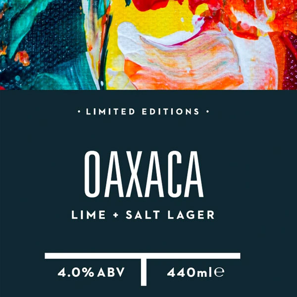 Oaxaca Lime Lager beer artwork