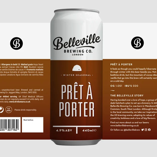 Pret a Porter beer artwork