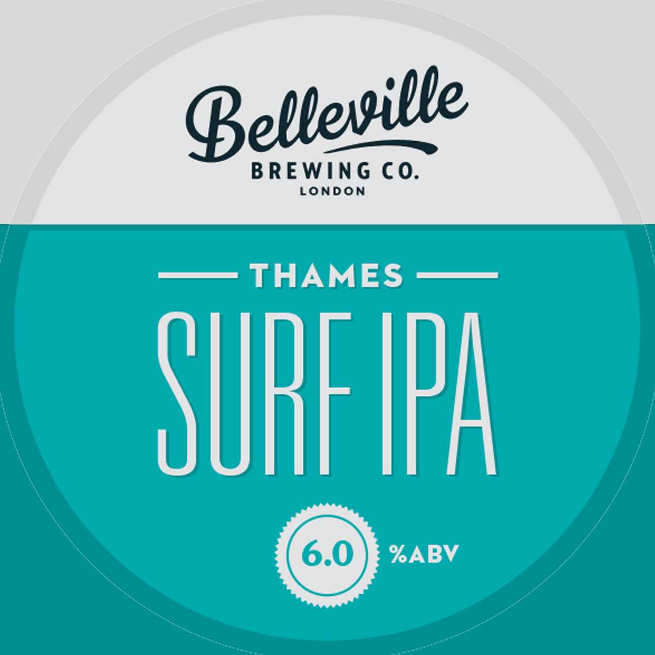 Thames Surf IPA beer artwork