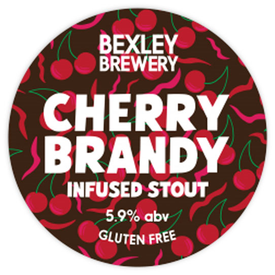 Cherry Brandy Stout beer artwork