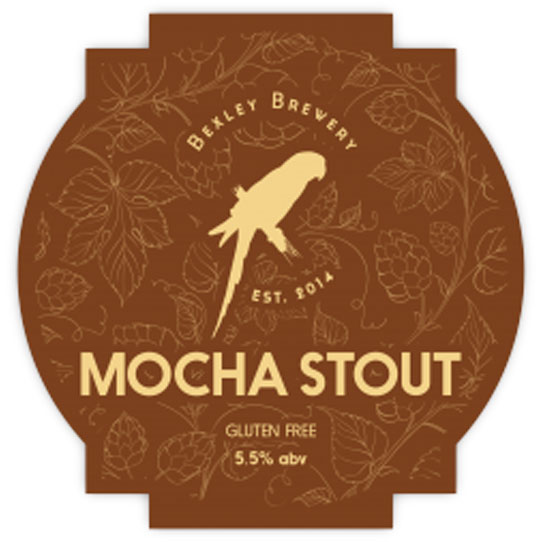 Mocha Stout beer artwork