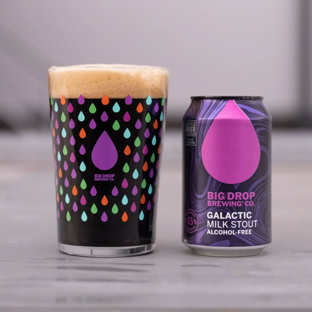 Galactic Milk Stout beer artwork