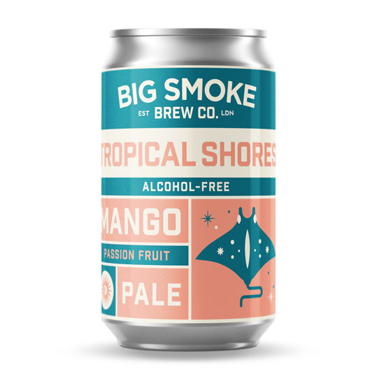 Tropical Shores beer artwork