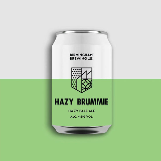 Hazy Brummie beer artwork
