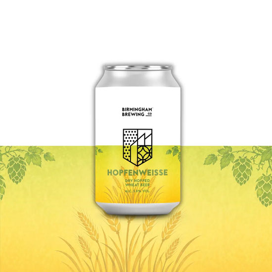 Hopfenweisse beer artwork