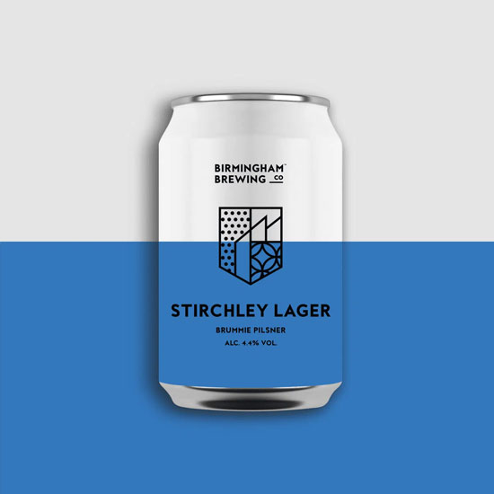 Stirchley Lager beer artwork