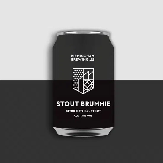 Stout Brummie beer artwork