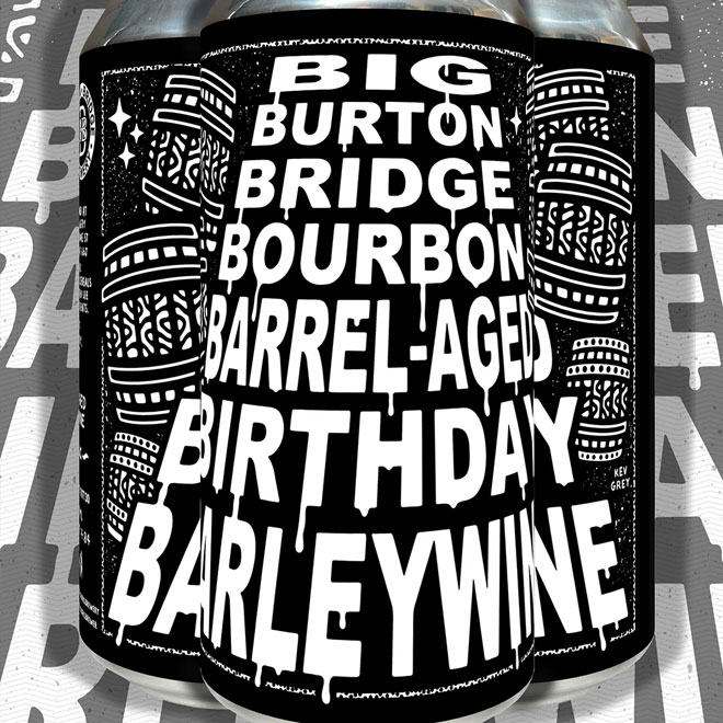 Big Burton Bridge beer artwork
