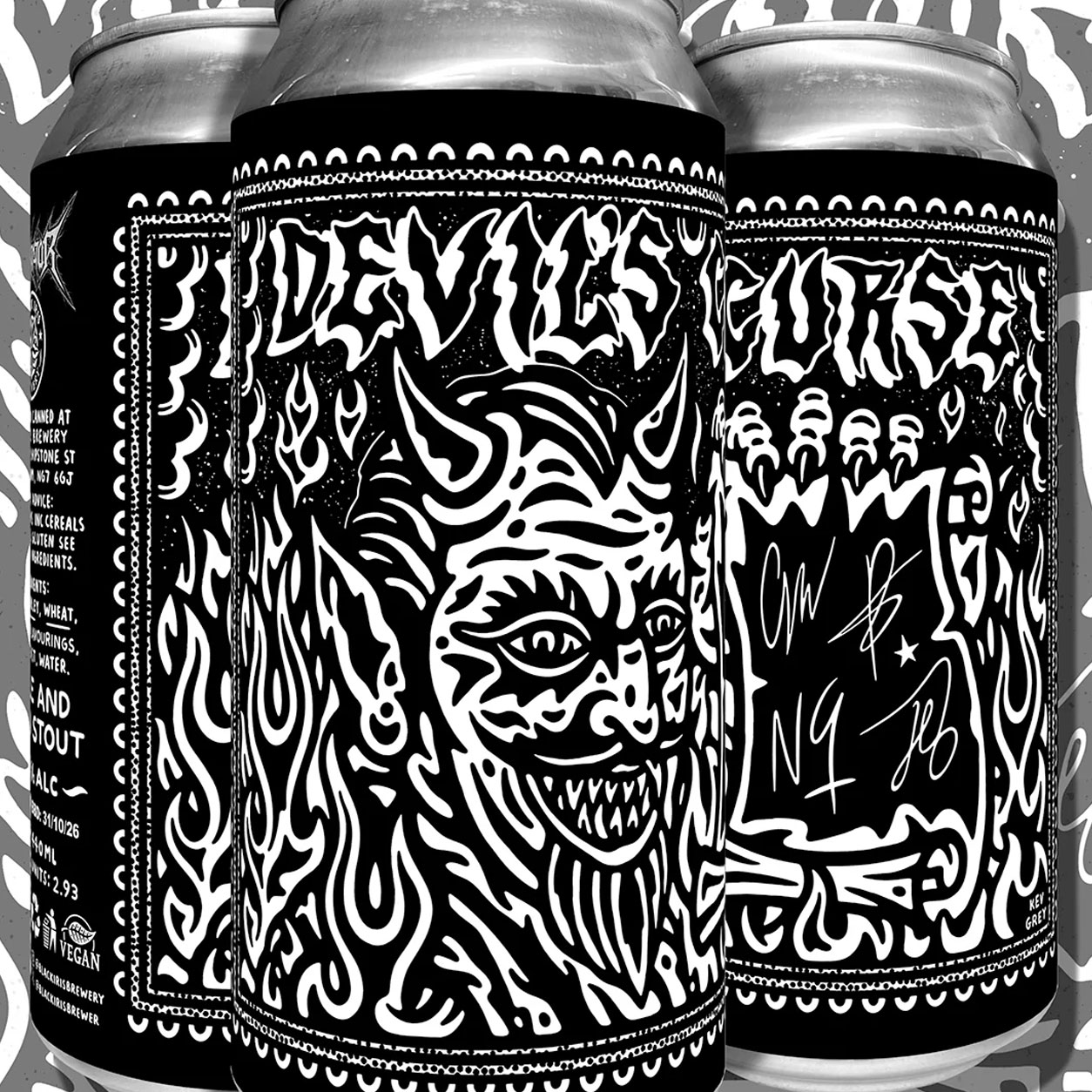 Devils Curse beer artwork