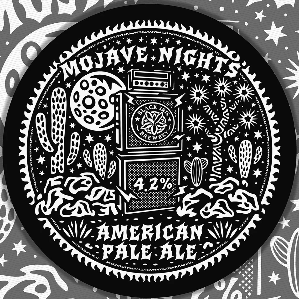 Mojave Nights beer artwork