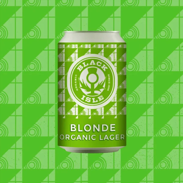 Blonde Organic Lager beer artwork
