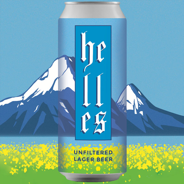 Helles beer artwork