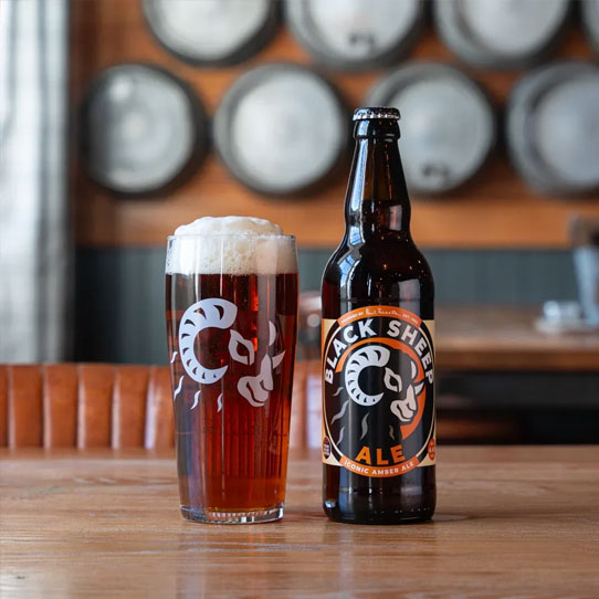 Black Sheep Ale beer artwork