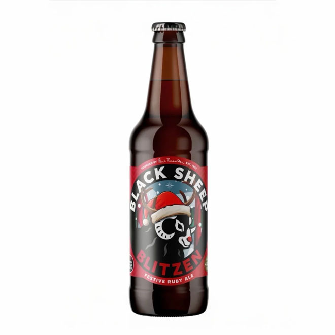 Blitzen beer artwork