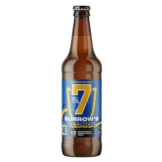 Burrow's Blonde beer artwork