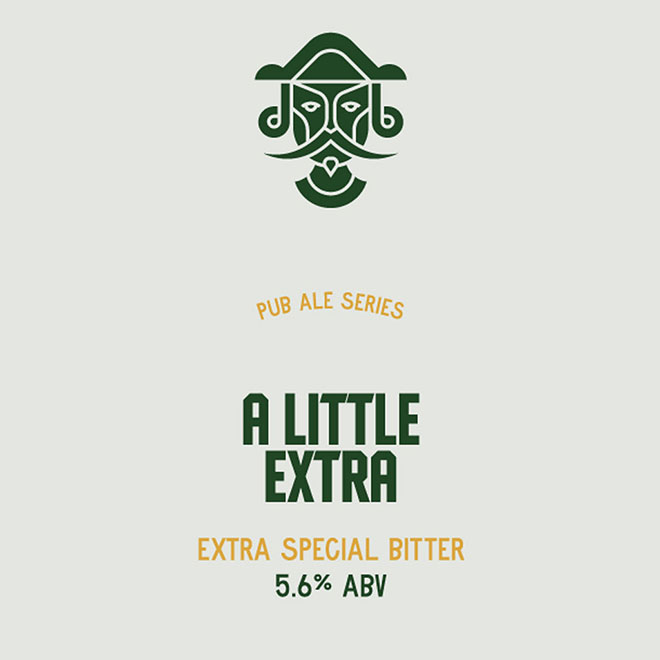 A Little Extra beer artwork