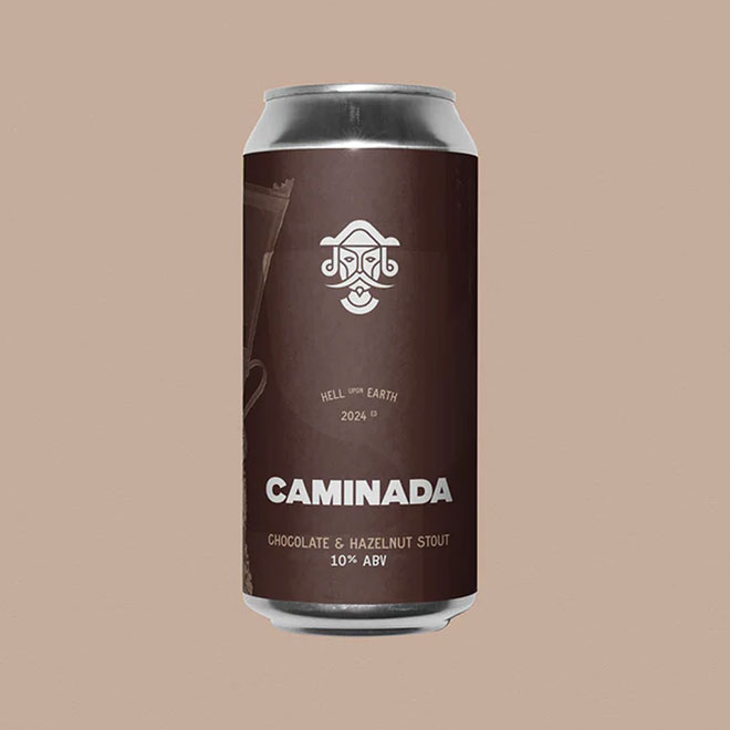 Caminada Imperial Stout - Chocolate & Hazelnut beer artwork
