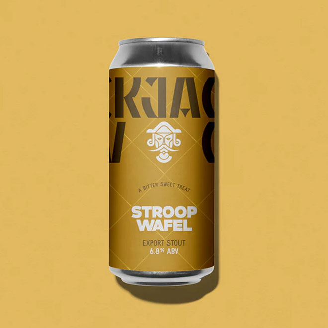 Stroopwafel beer artwork