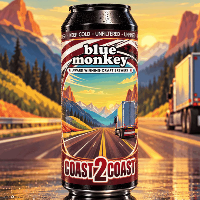 Coast to Coast beer artwork