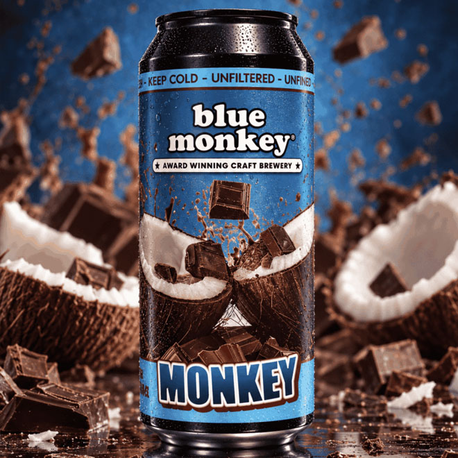 Monkey – Chocolate Coconut Mild beer artwork