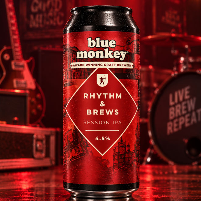 Rhythm & Brews beer artwork
