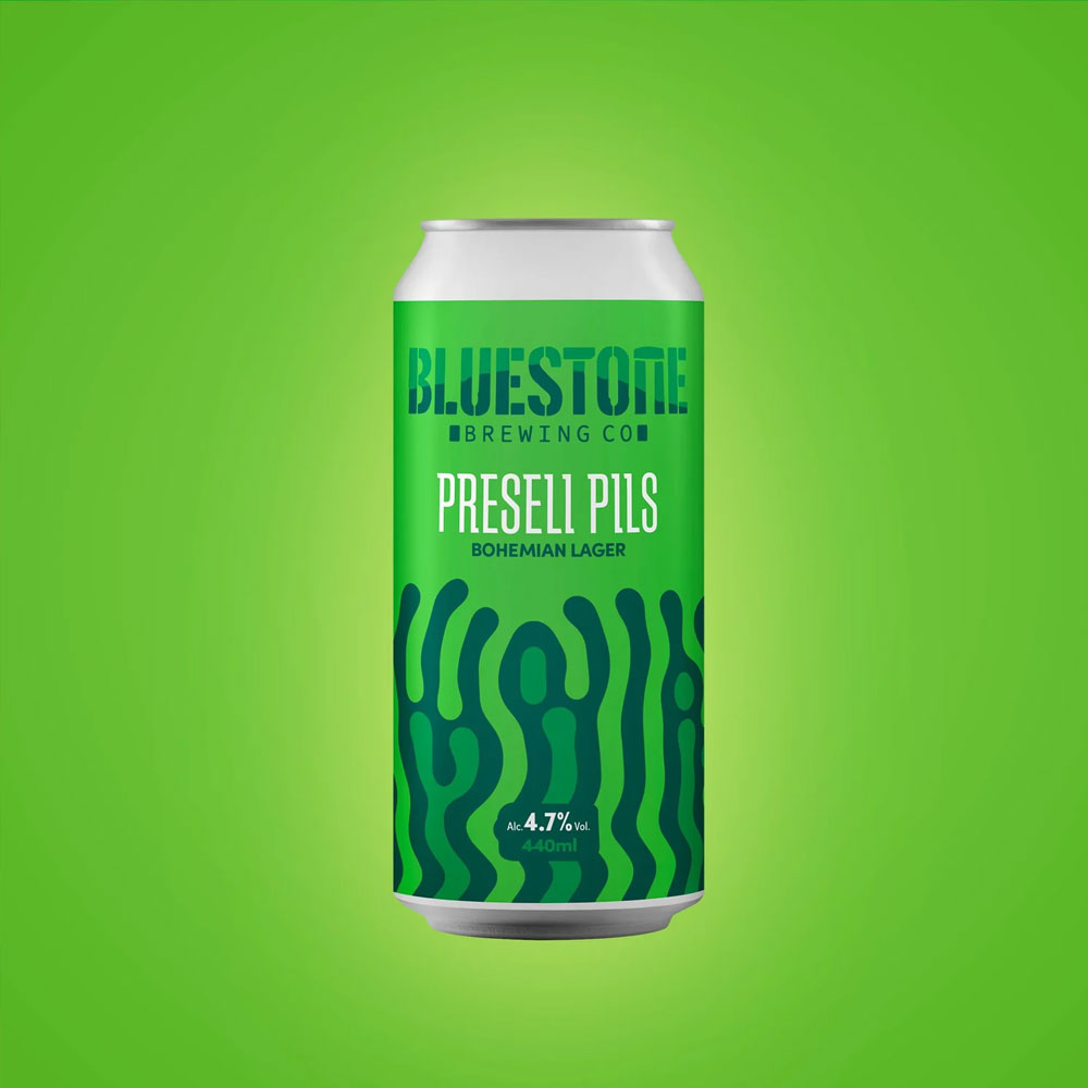 Preseli Pils beer artwork