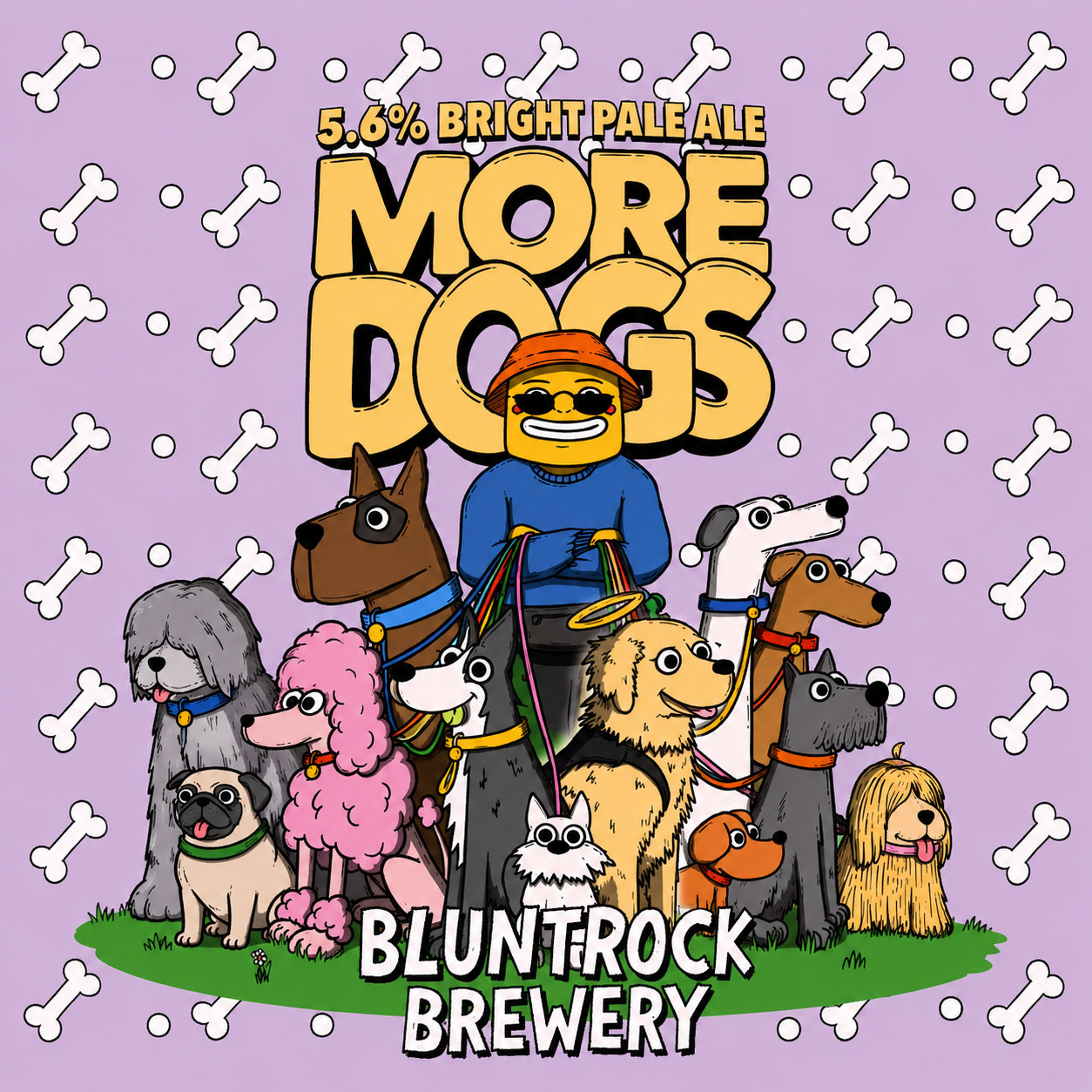 More Dogs beer artwork