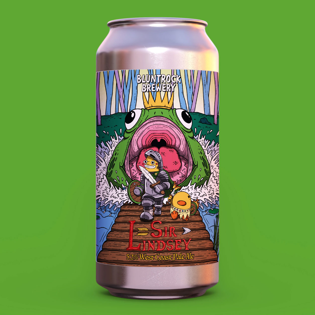 Sir Lindsey & The Frog King beer artwork
