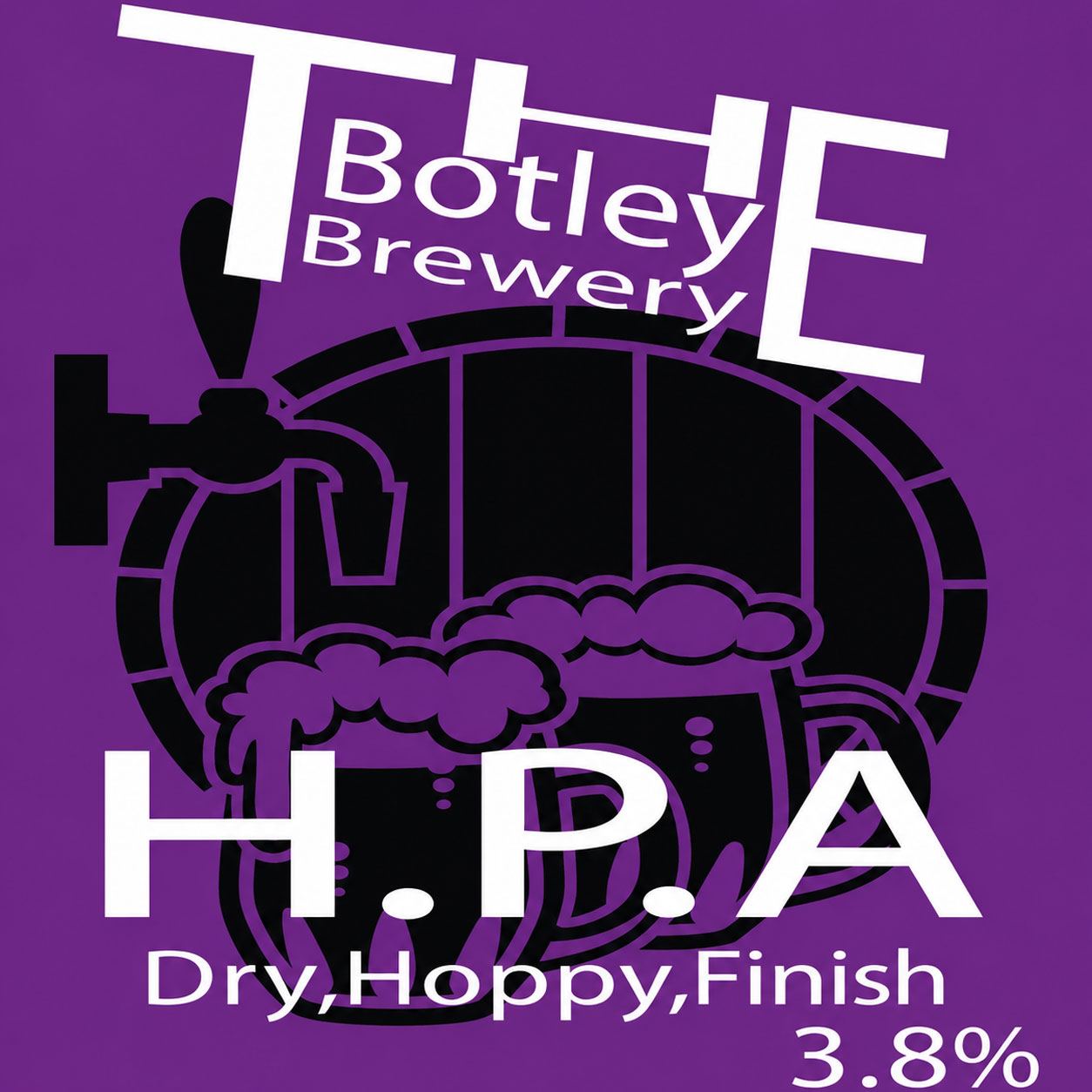 H.P.A beer artwork