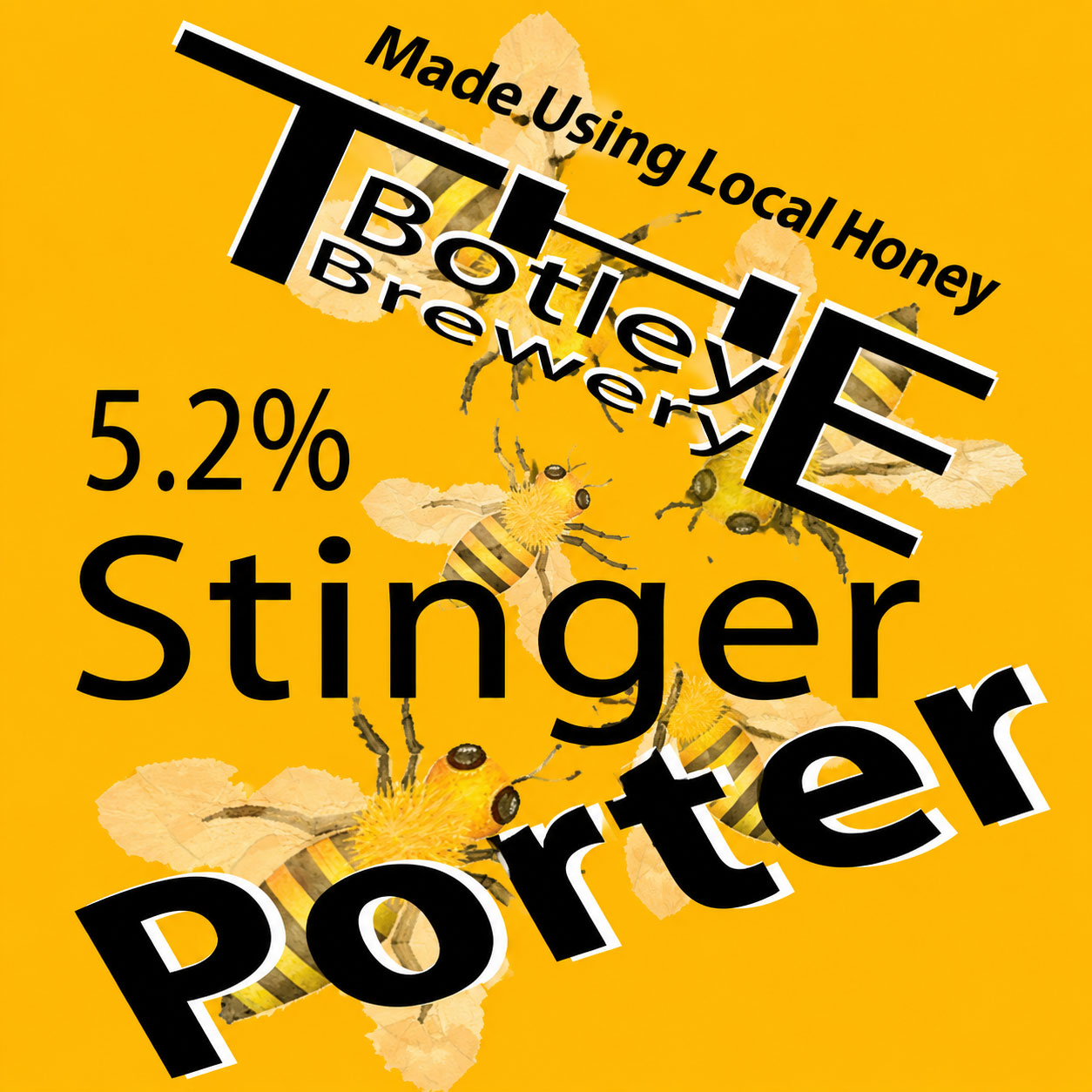 Stinger Porter beer artwork