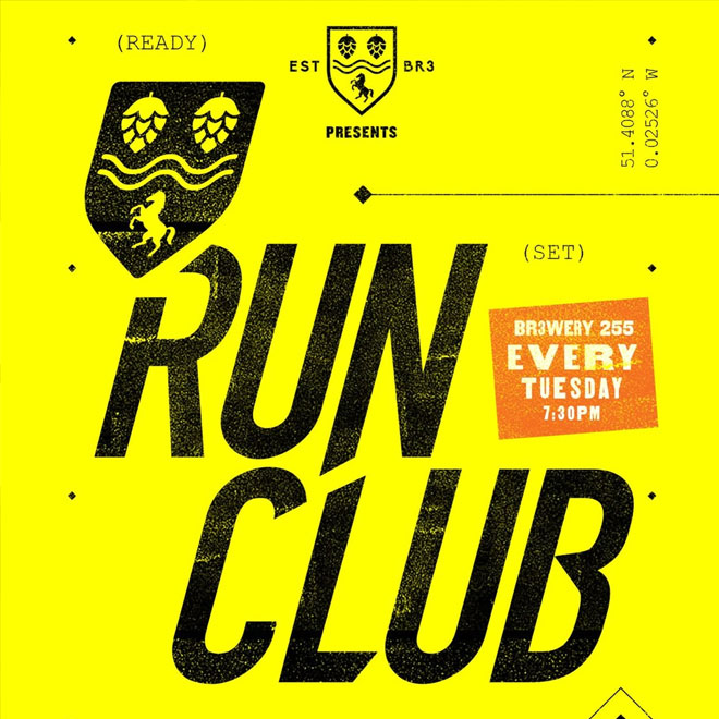 BR3WERY Run Club at Br3wery