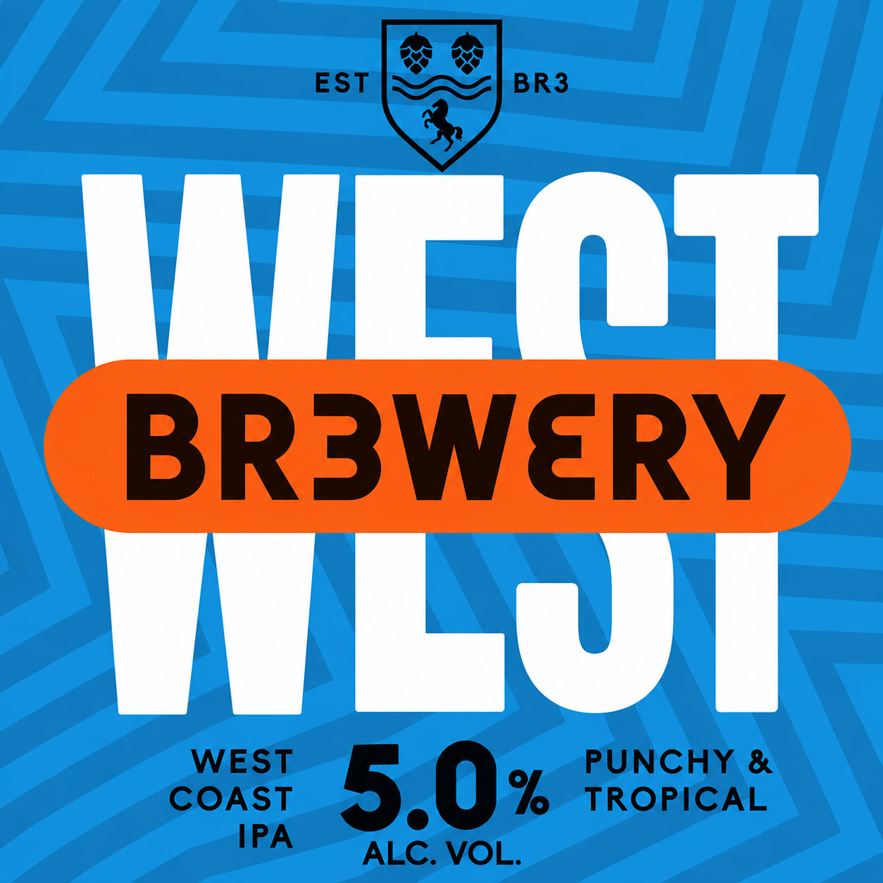 BR3WERY West beer artwork