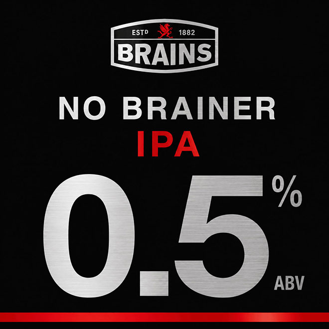 No Brainer beer artwork