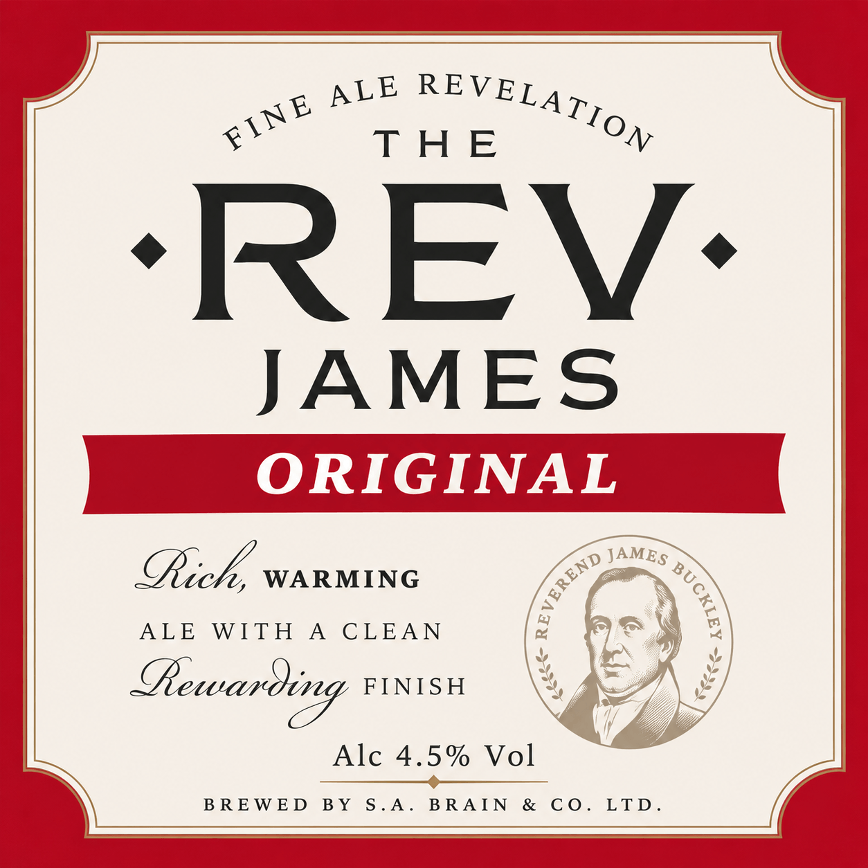 Reverend James beer artwork