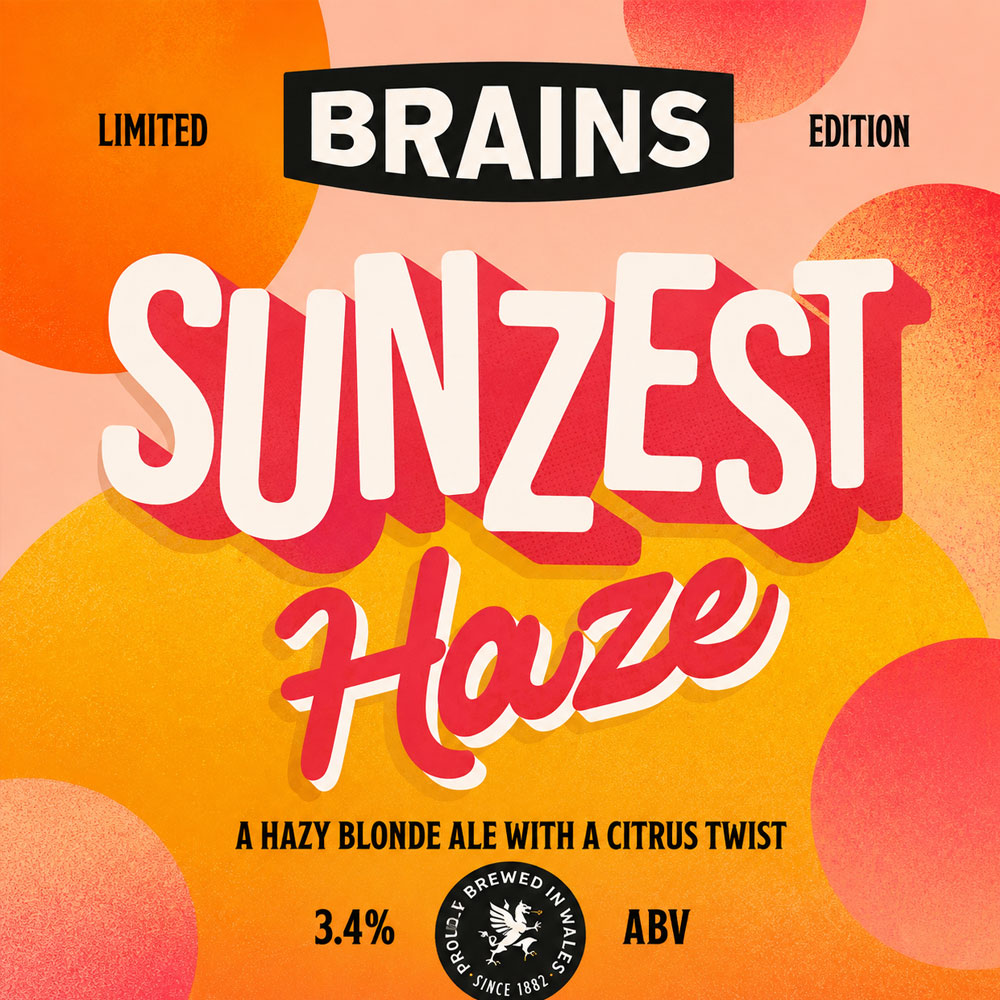 Sunzest Haze beer artwork