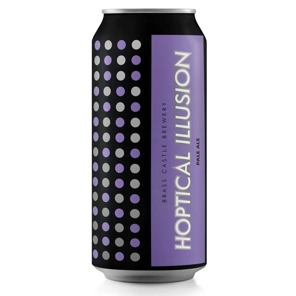 Hoptical Illusion beer artwork