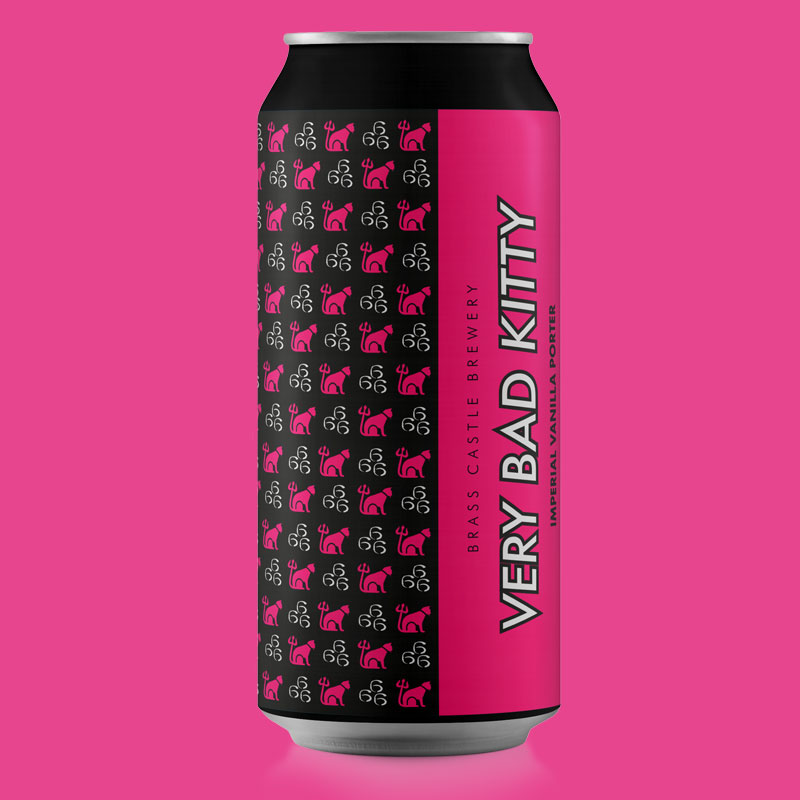 Very Bad Kitty beer artwork