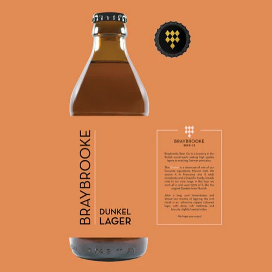 Artwork for Dunkel Lager by Braybrooke Beer Co