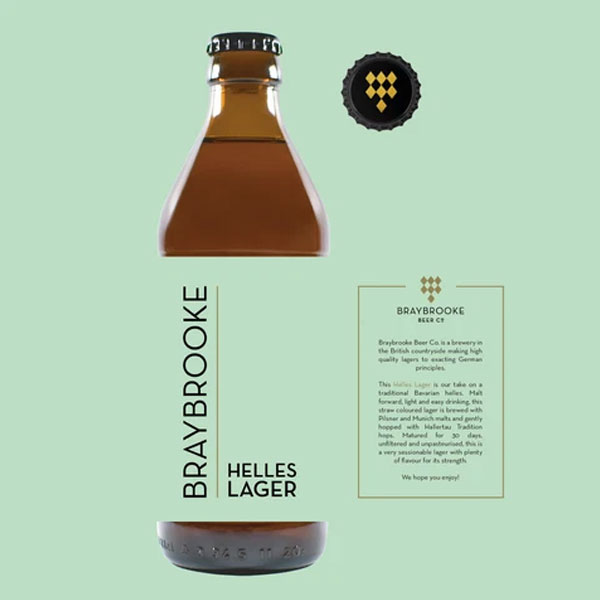 Artwork for Helles Lager by Braybrooke Beer Co
