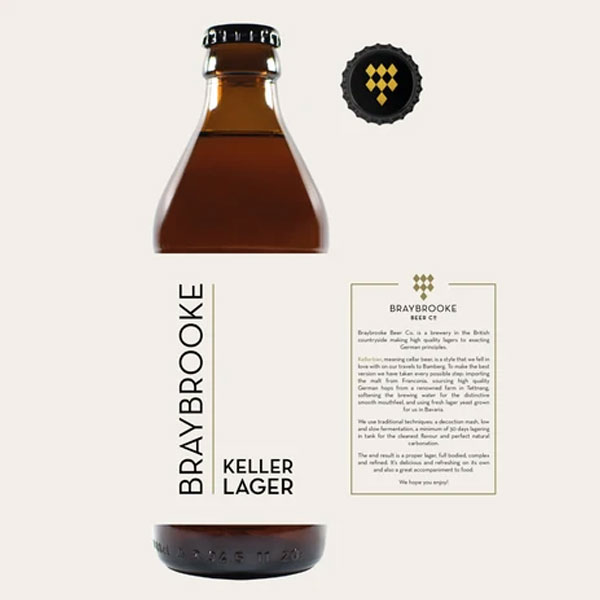 Keller Lager beer artwork