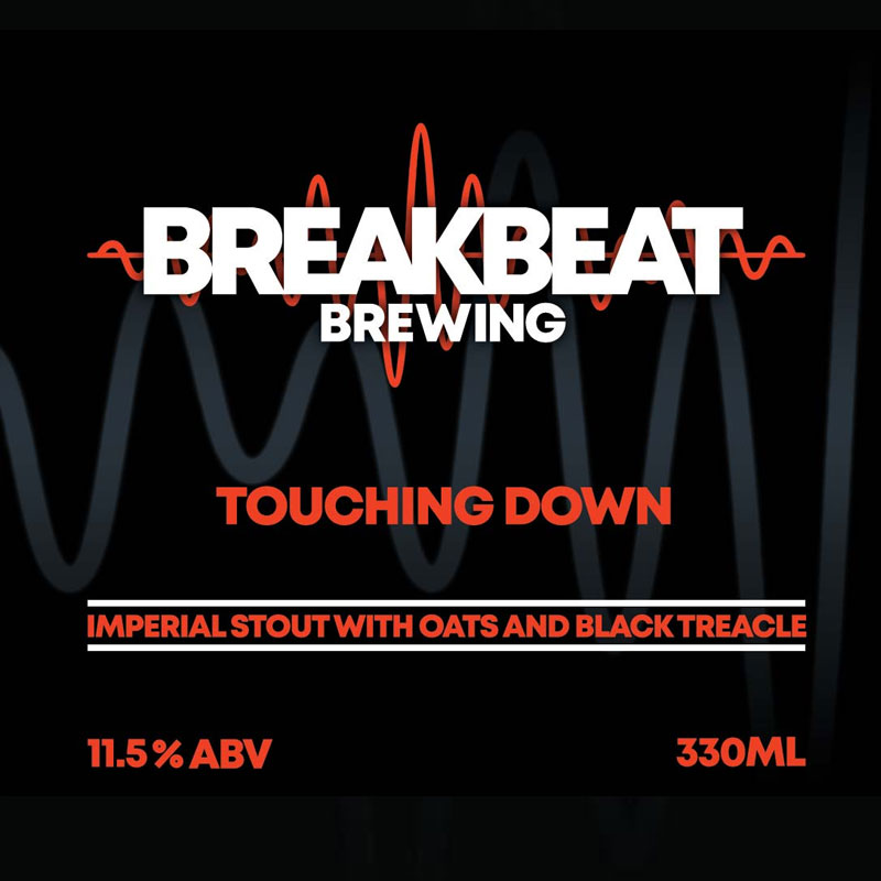 Touching Down beer artwork