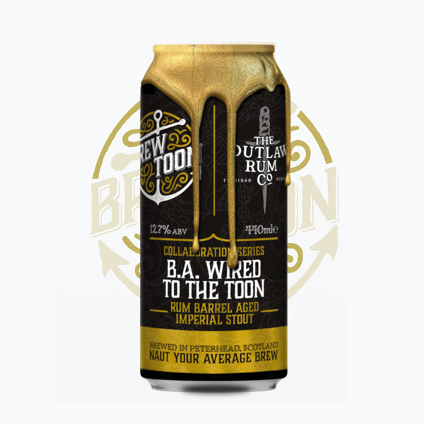 B.A Wired to the Toon beer artwork