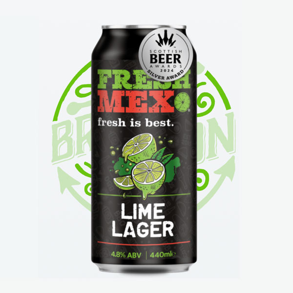 FreshMex Lime Lager beer artwork