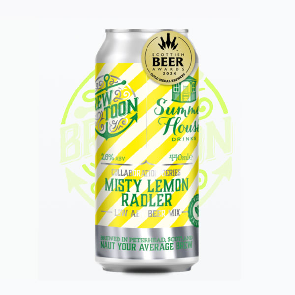 Misty Lemon Radler beer artwork