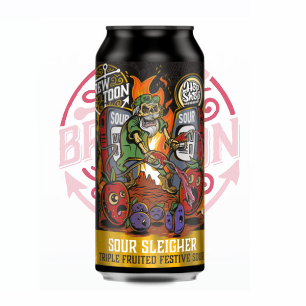 Sour Sleigher beer artwork